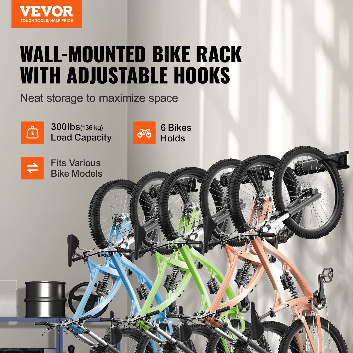 Bicycle Wall Mount Rack