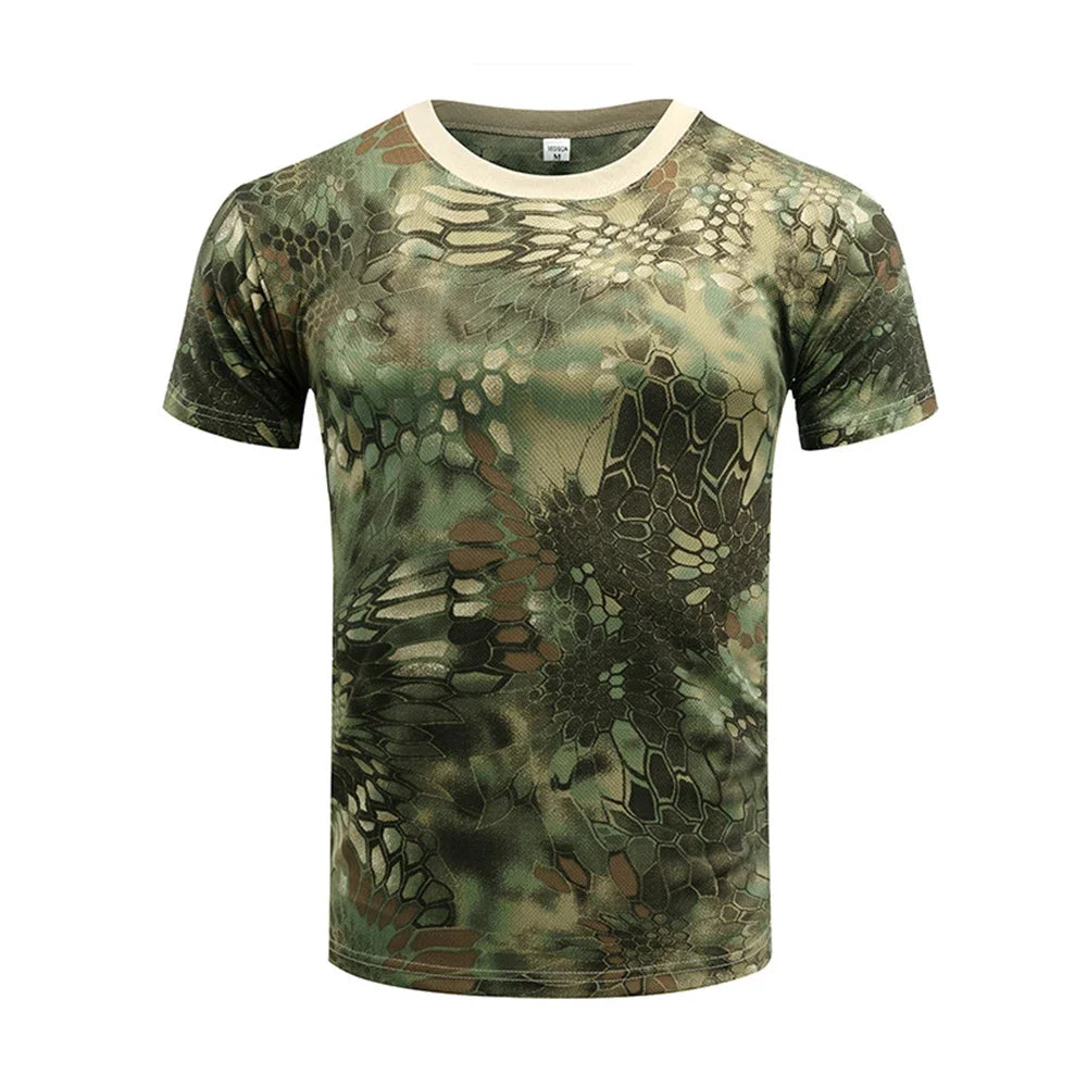 3D Camouflage T-Shirt Men Clothes