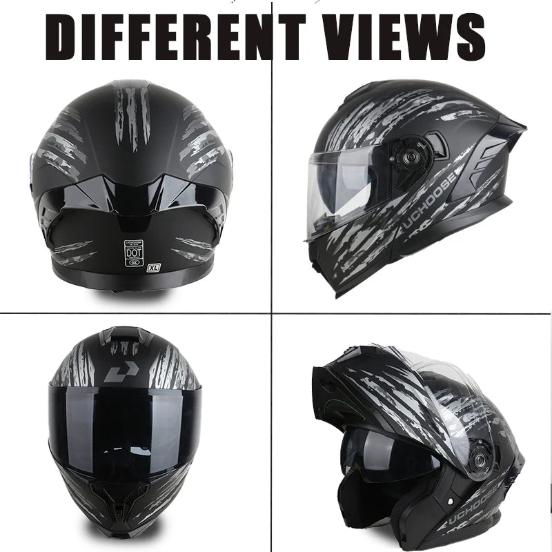 DIY modular helmet DOT Motorcycle Helmet