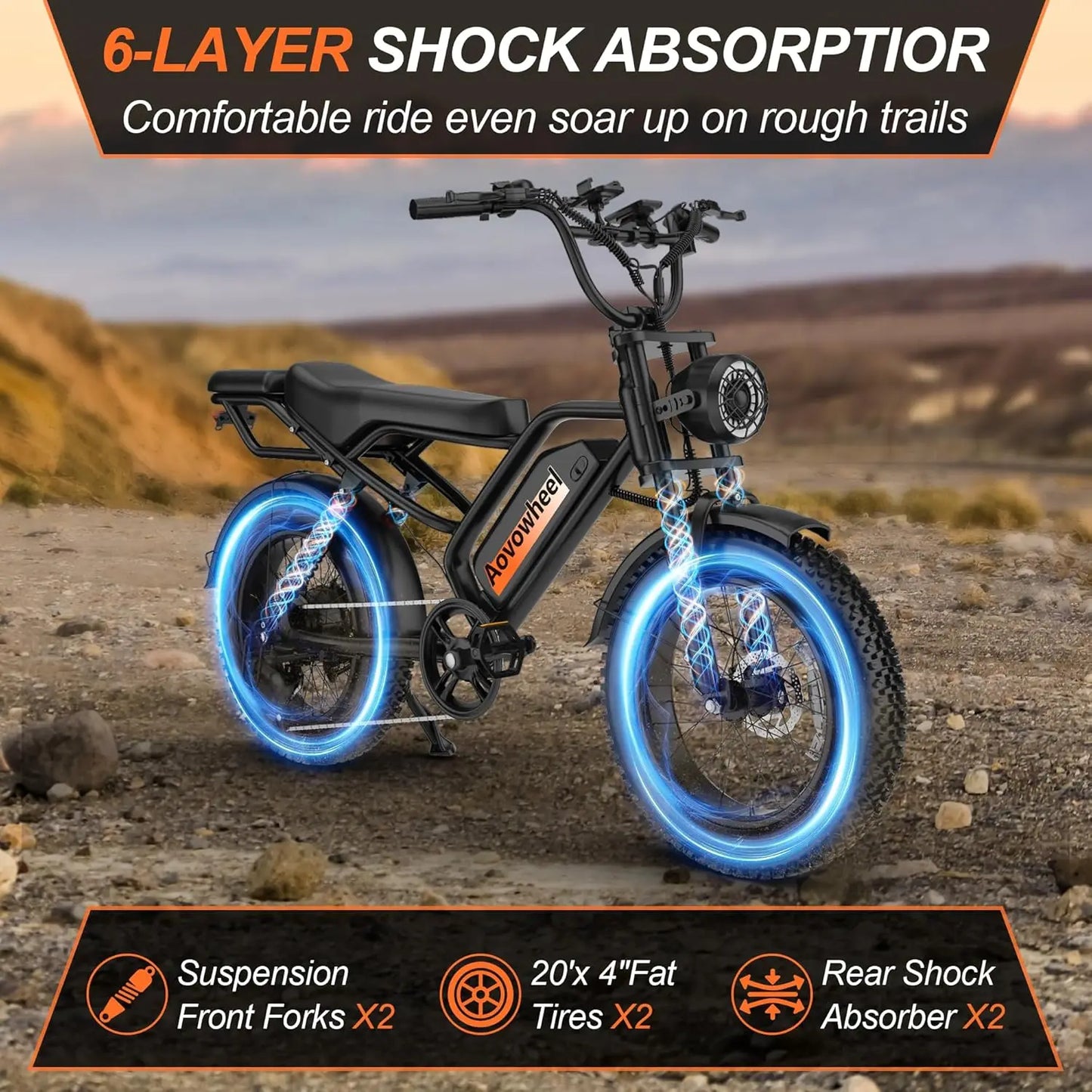 2026 New 1500W Electric Bike 20"