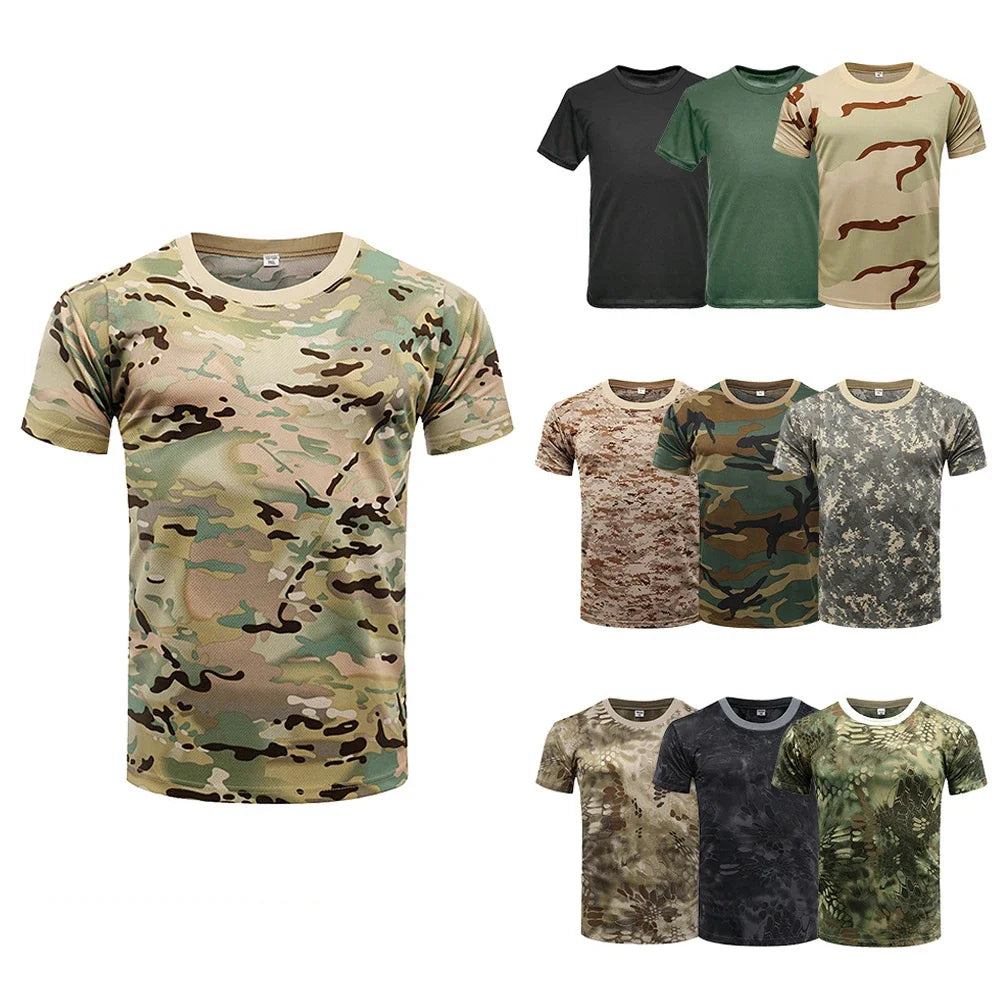 3D Camouflage T-Shirt Men Clothes