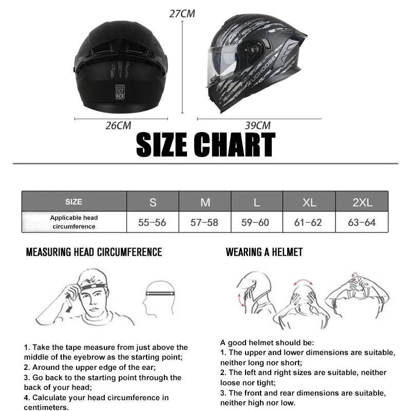 DIY modular helmet DOT Motorcycle Helmet