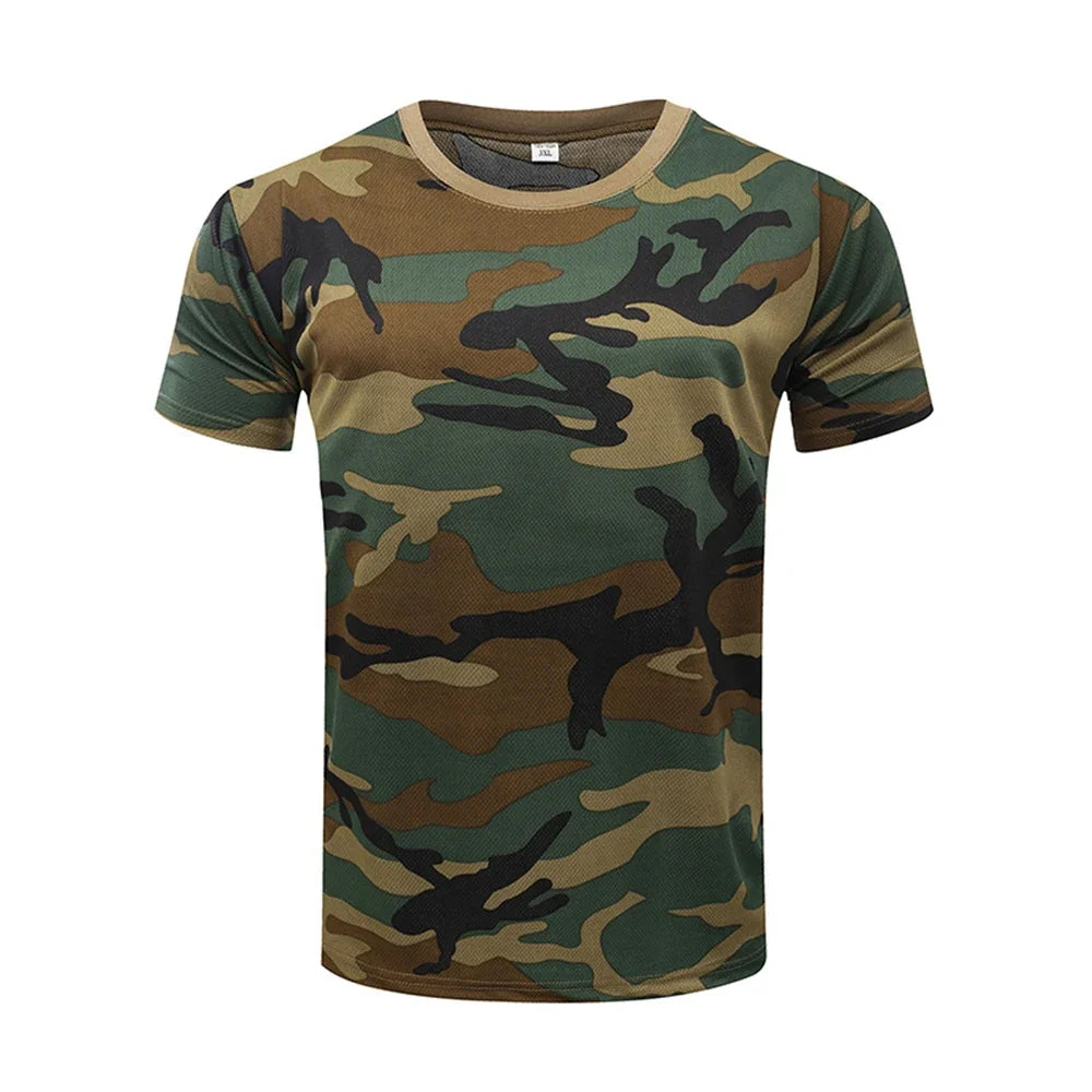 3D Camouflage T-Shirt Men Clothes