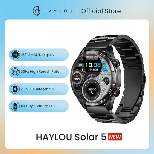 Solar 5 Voice Calling Smartwatch