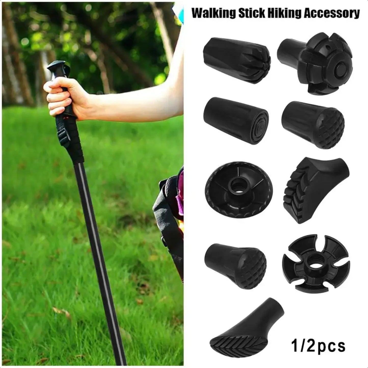 Useful 1PC Black Nordic Style Walking , Trek Pole