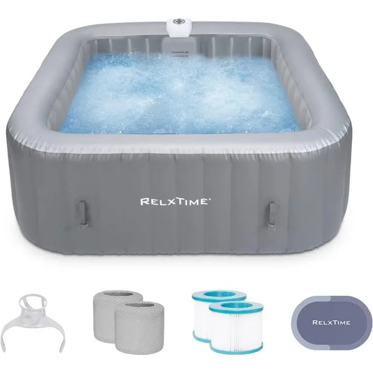 Inflatable Hot Tub 4 To 6 Person, Blow Up Spa