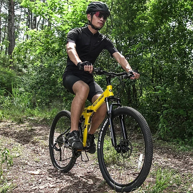 WEST BIKING Foldable 27.5 Inch Mountain Bike 27 Speed