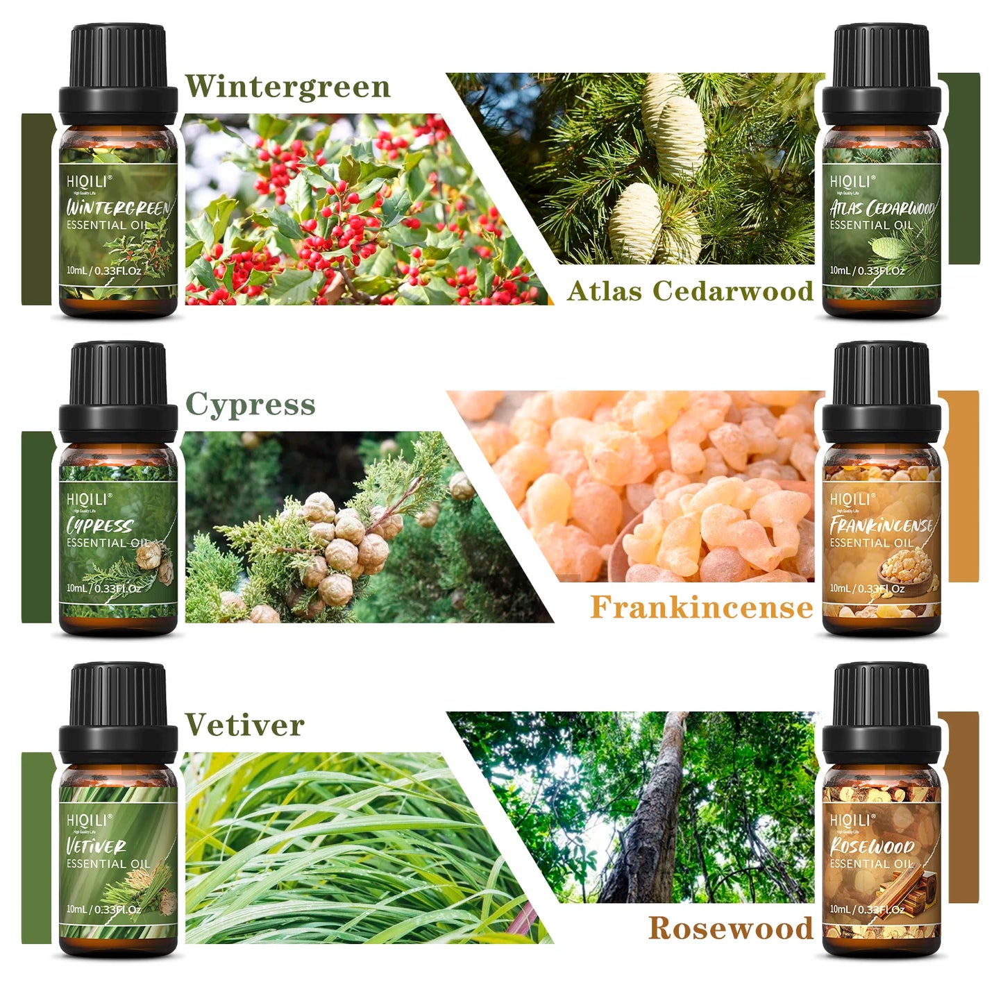 Woody Fragrance Oils Set
