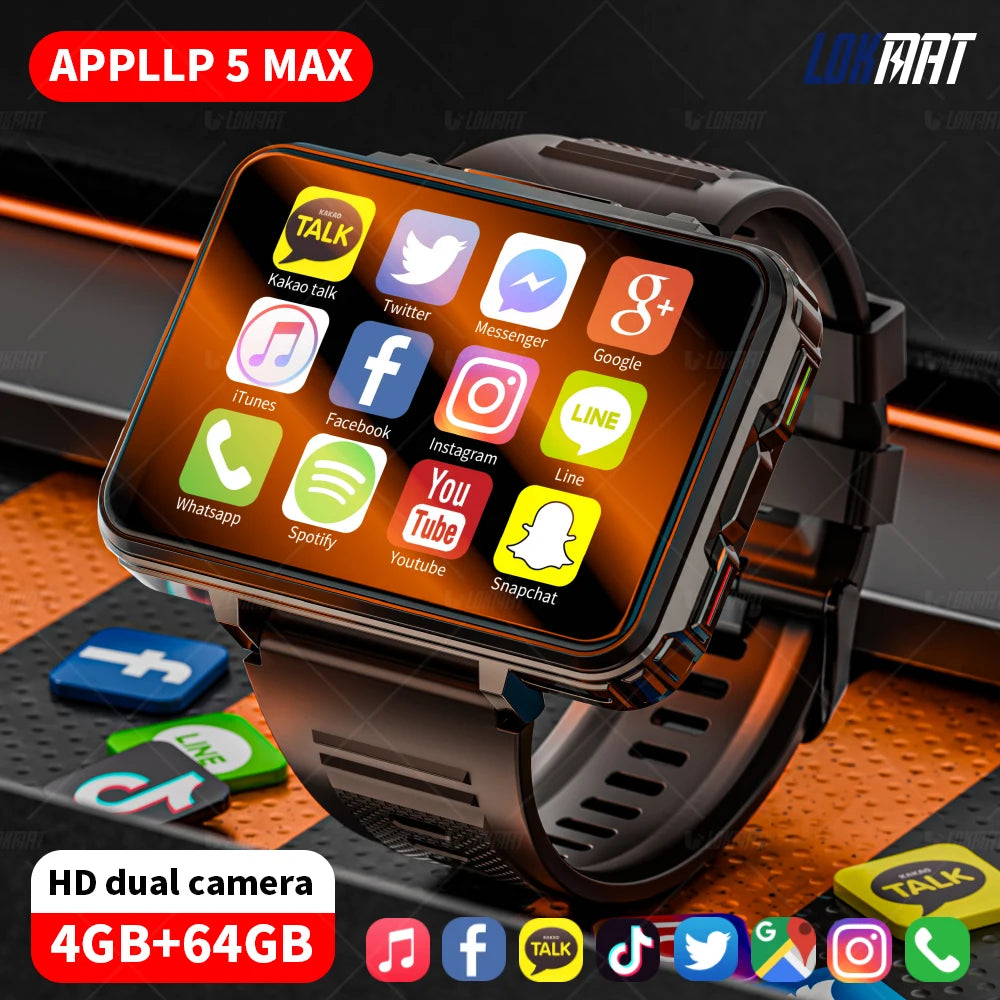 Android Watch Phone Square Big Screen Smart Watch