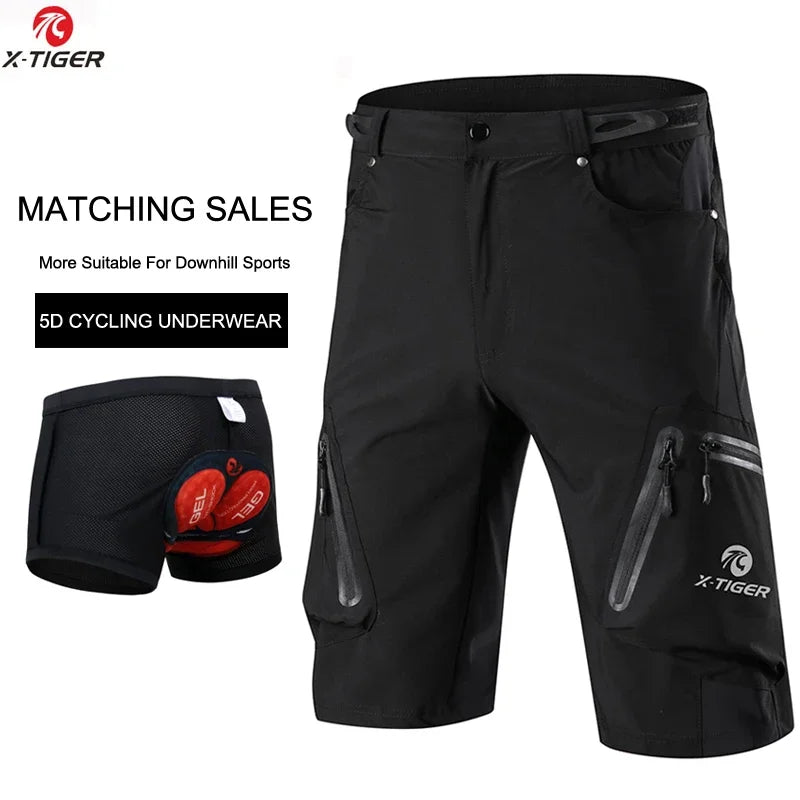 Men's Cycling Shorts With 5D Gel Pad Cycling Underwear