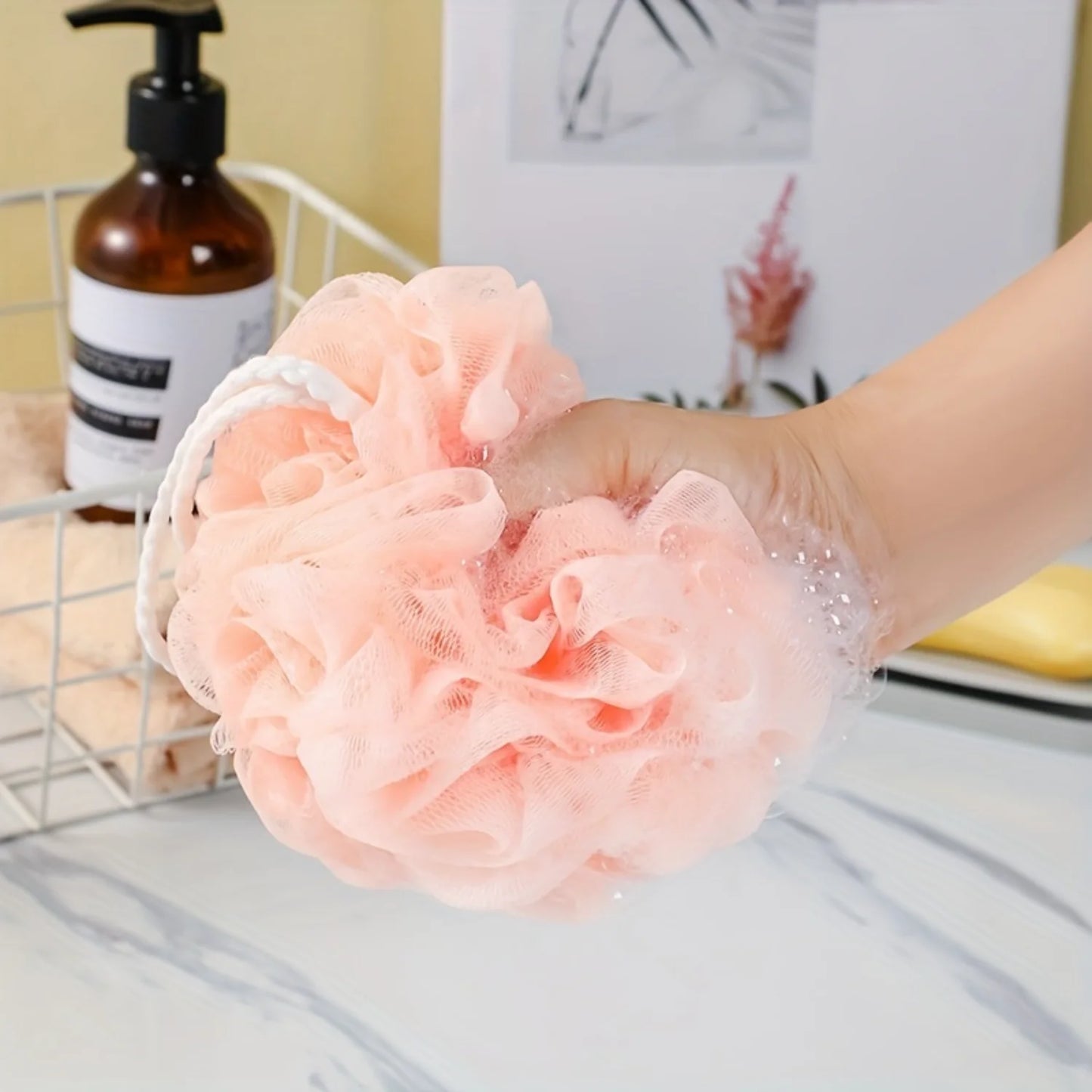 Exfoliating Shower Pouf Loofahs,