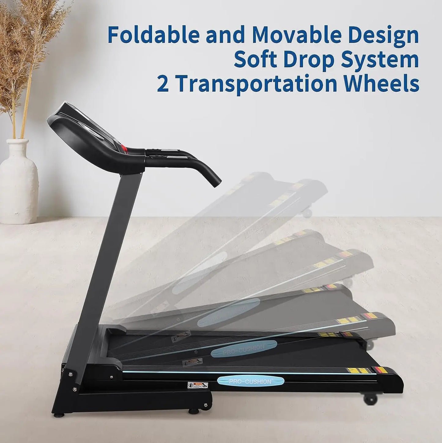 Folding Treadmill with Auto Incline