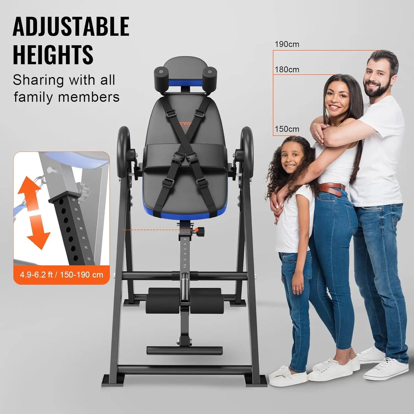 Inversion Table, 300lbs Capacity