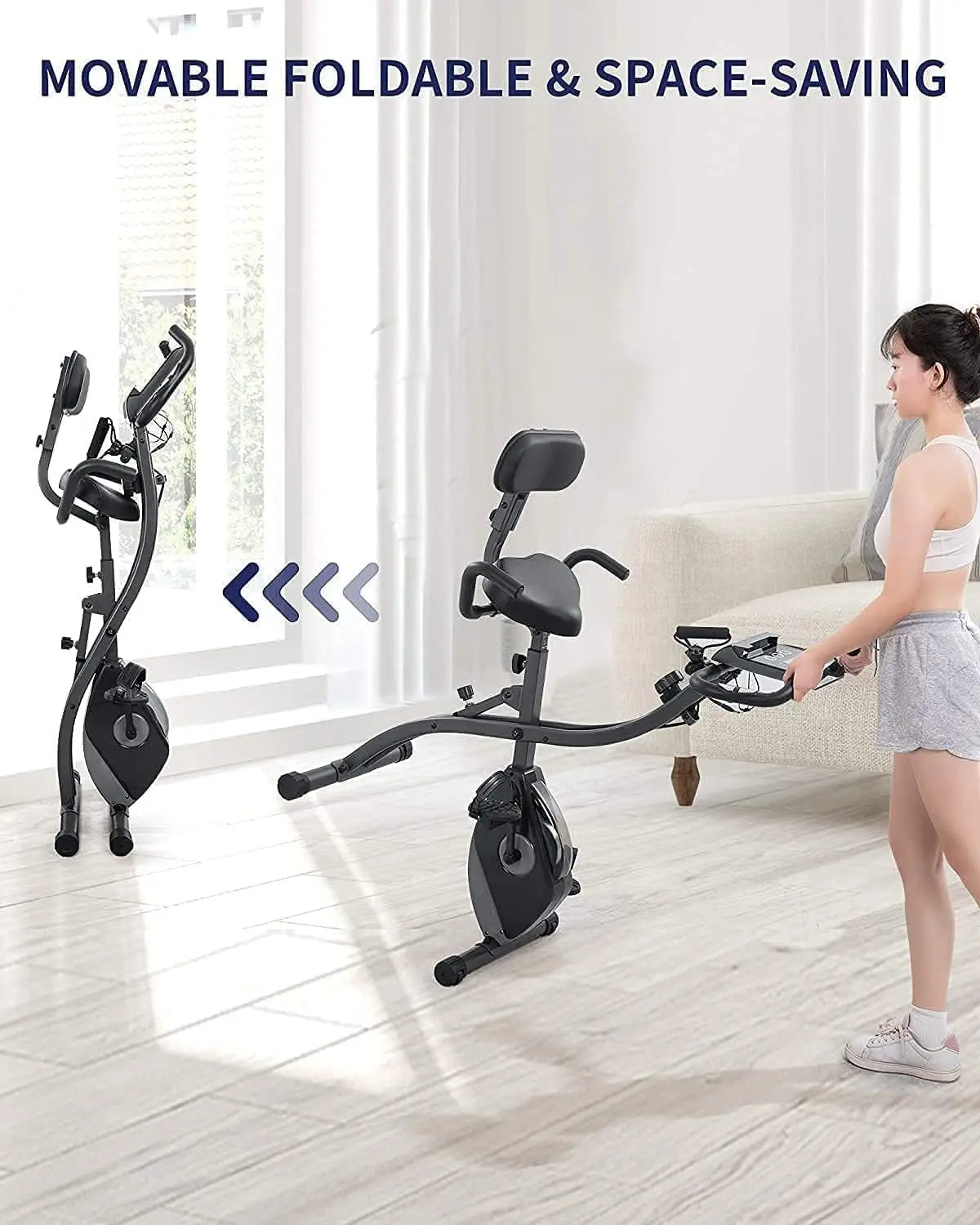 Folding Magnetic Upright Stationary Bike