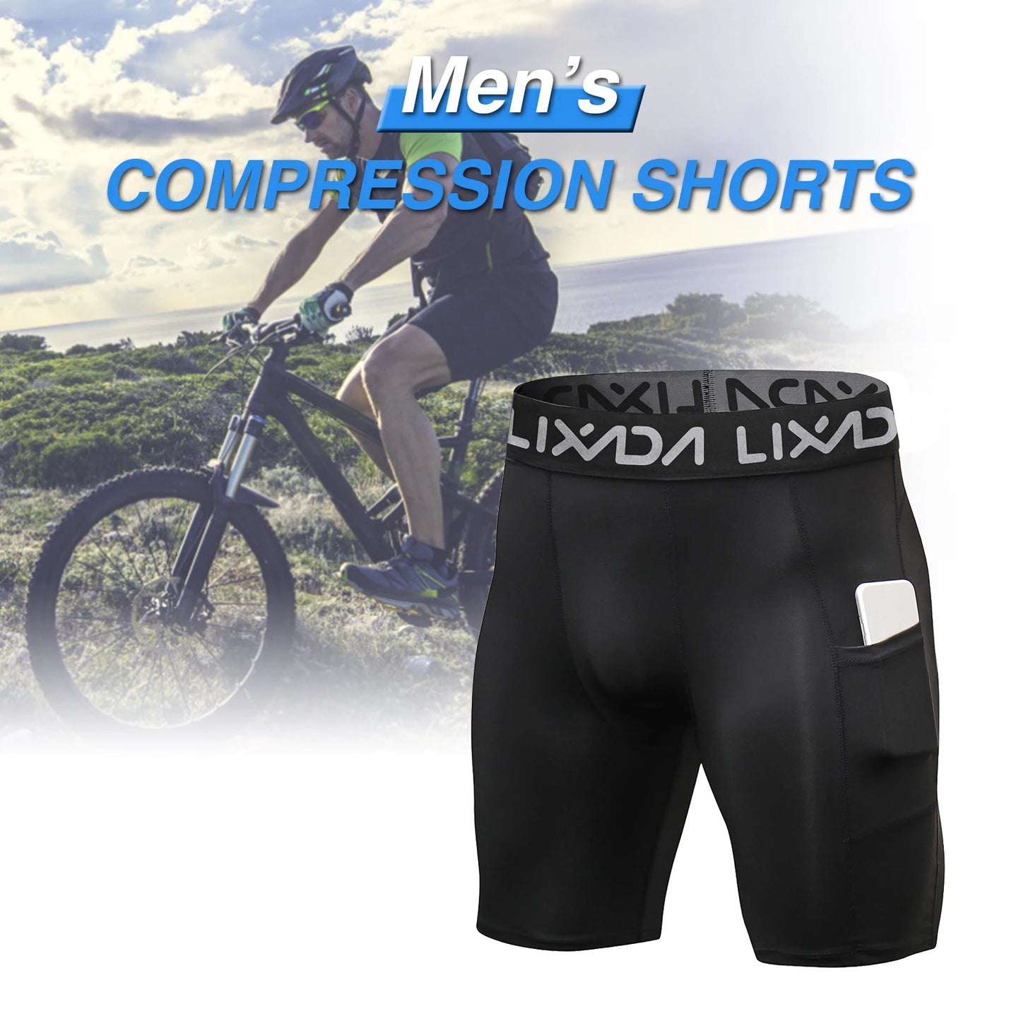 Lixada 3 Pack Men Sports Shorts