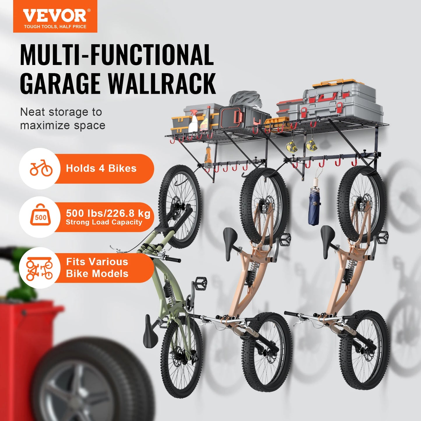 500 lbs Bike Storage Rack