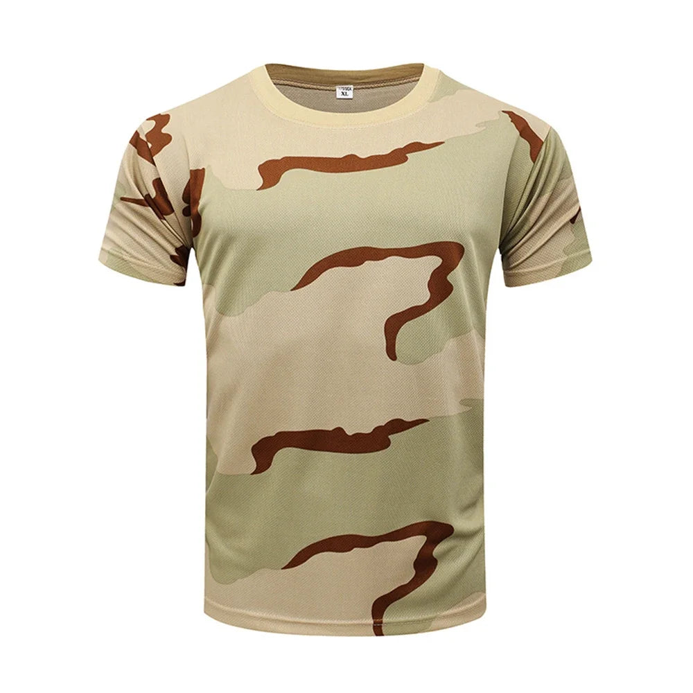 3D Camouflage T-Shirt Men Clothes