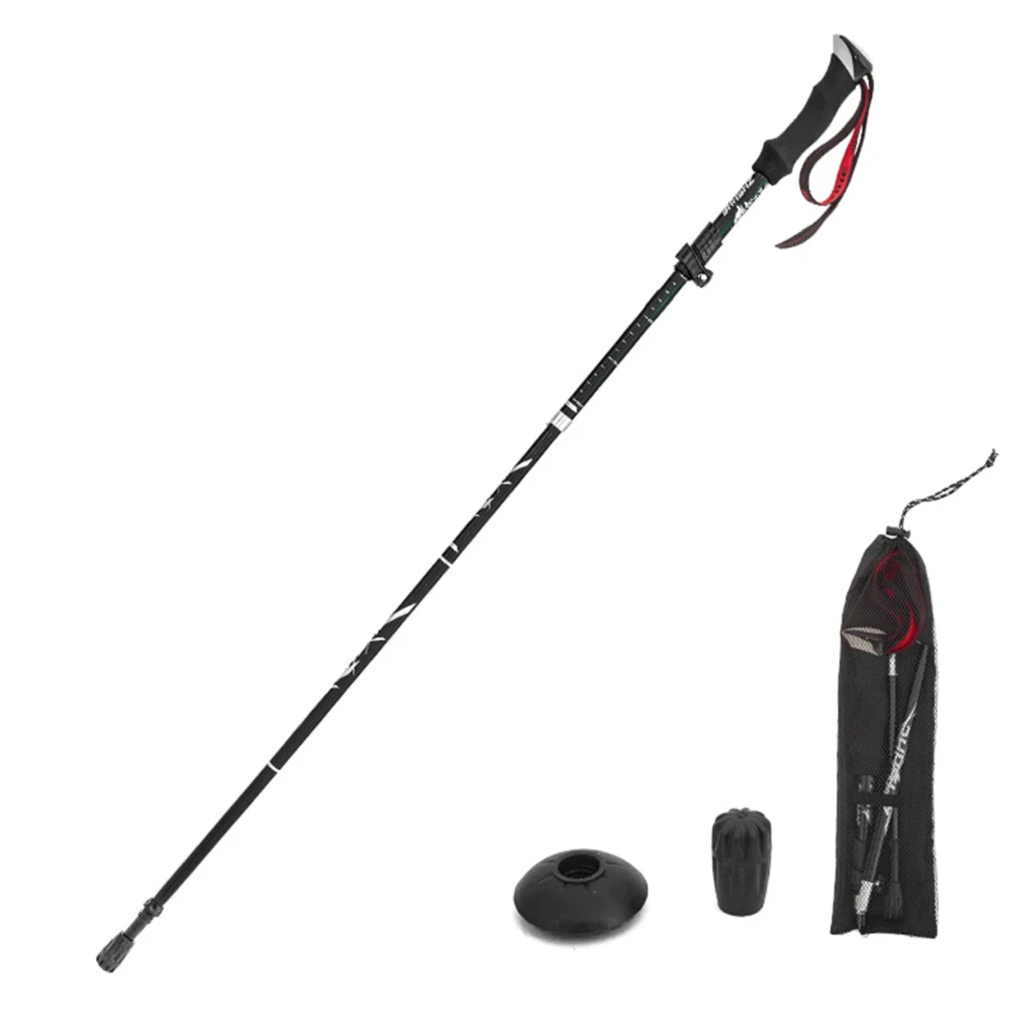 Lightweight Collapsible Trekking Pole Five-fold Walking Stick