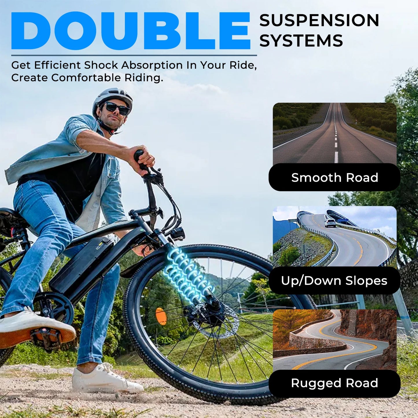 Adult Electric Bicycle 26Linch 36V 10.4AH 19.9Mph