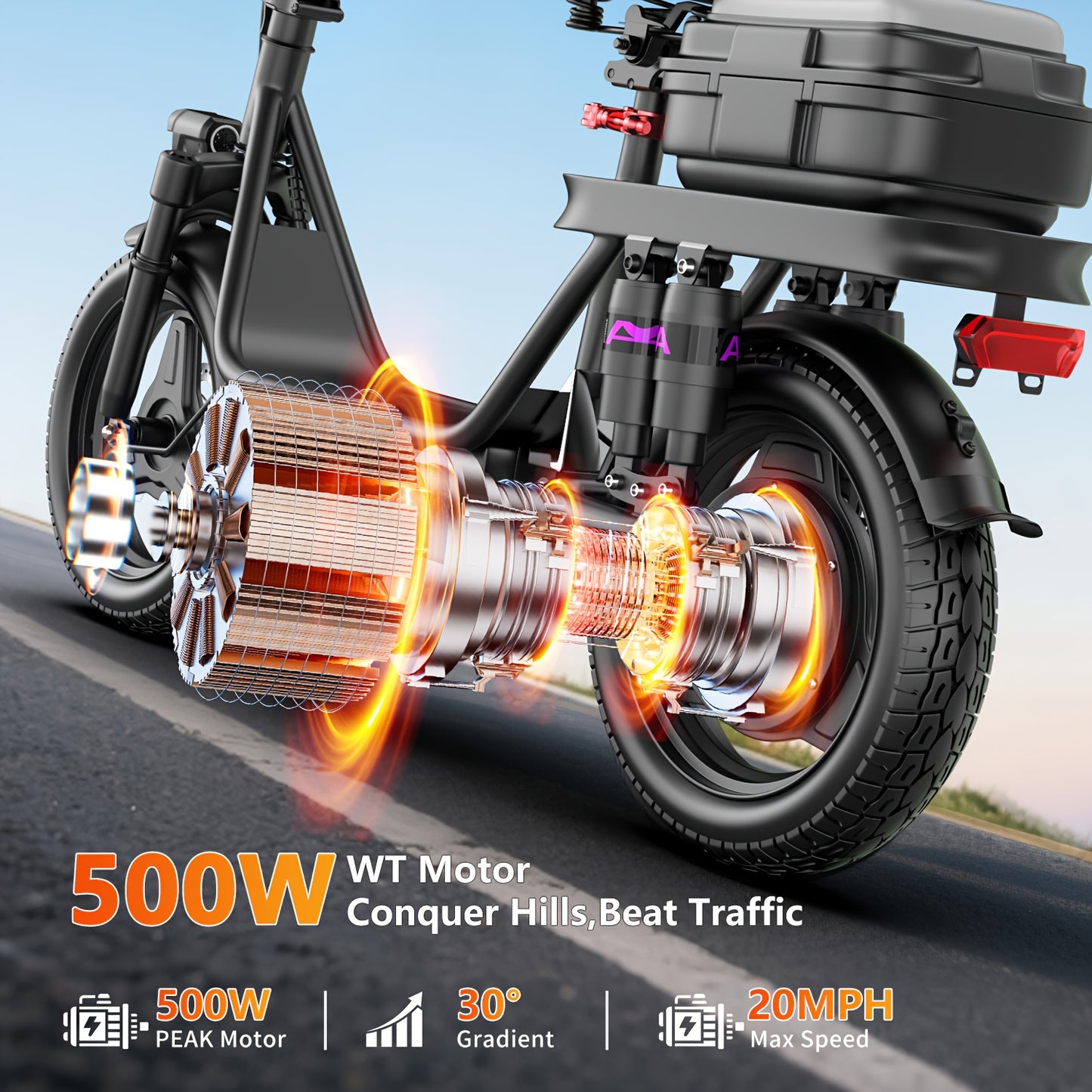 20MPH 30-45 Mile Folding Electric Scooter