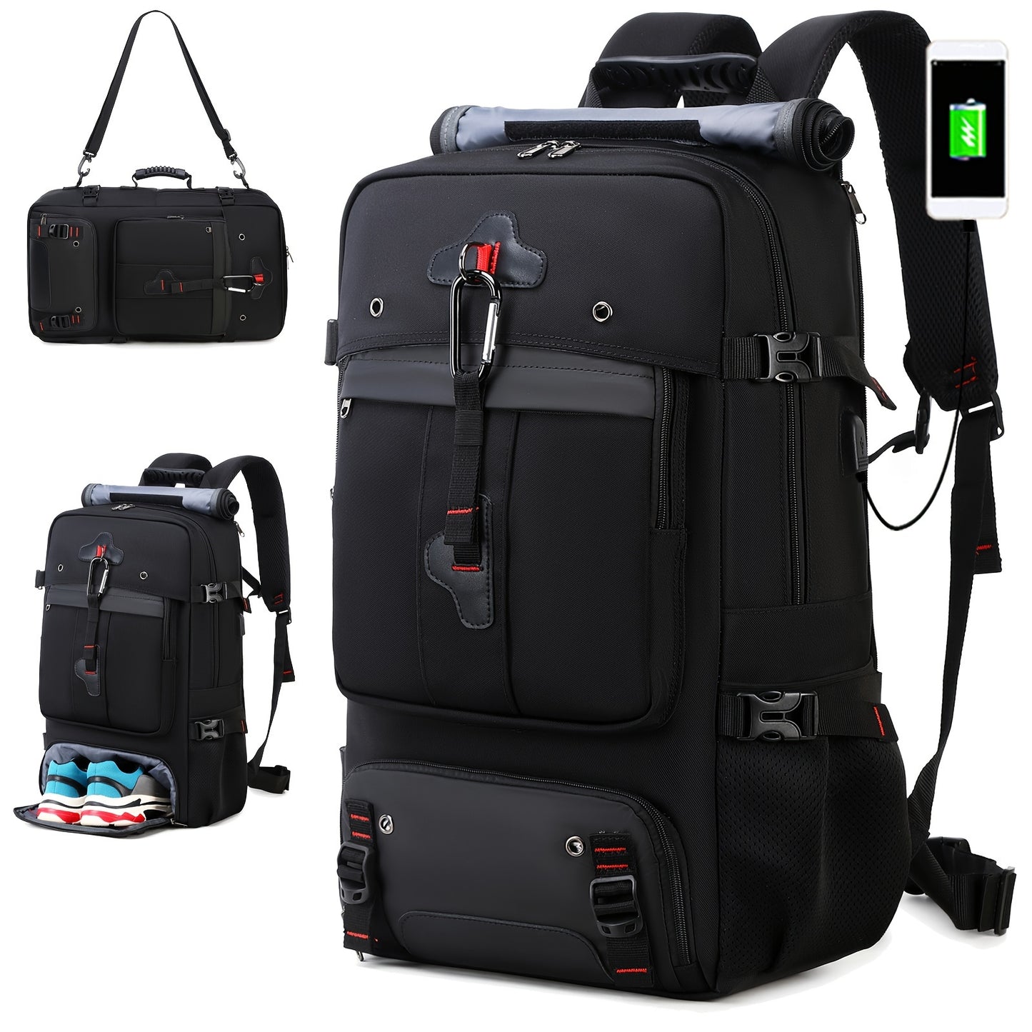 50L Waterproof Hiking Backpack