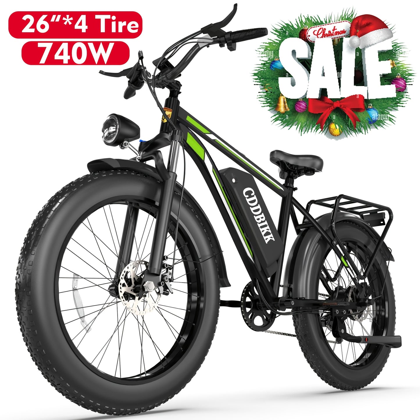 F26 Electric Bike for Adults 740W Electric Bicycle