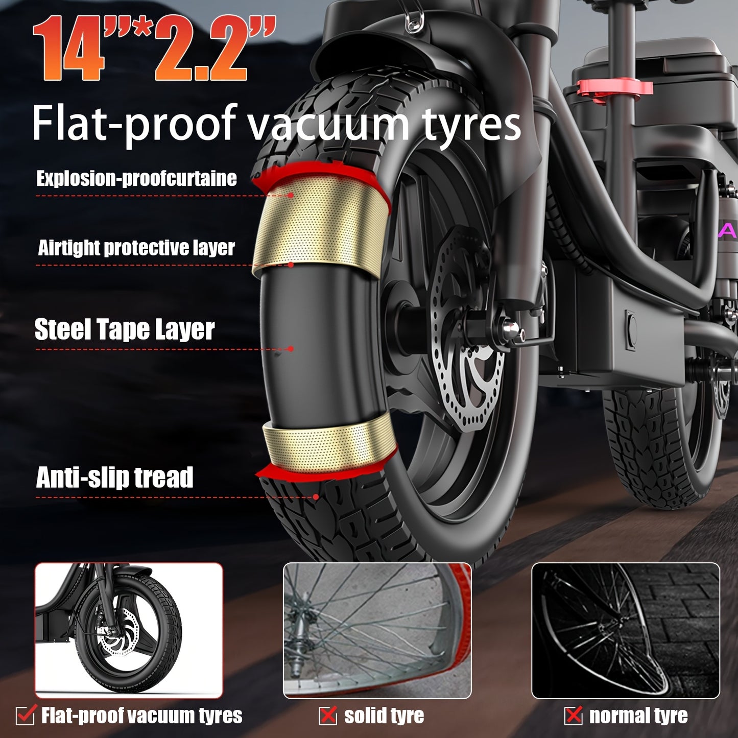 740W Adult Electric Scooter with Seat