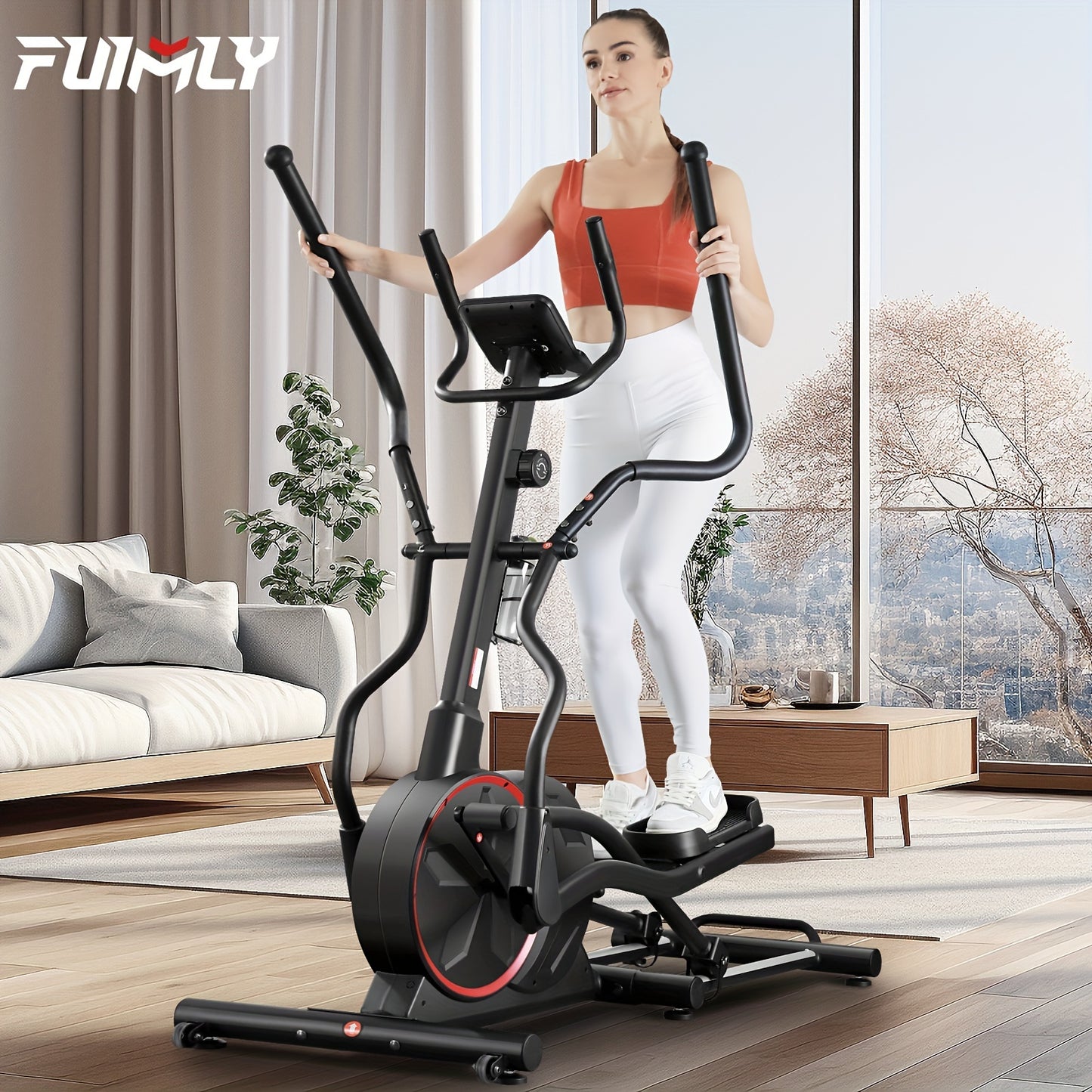 FUNMILY Hyper-Quiet Elliptical Trainer