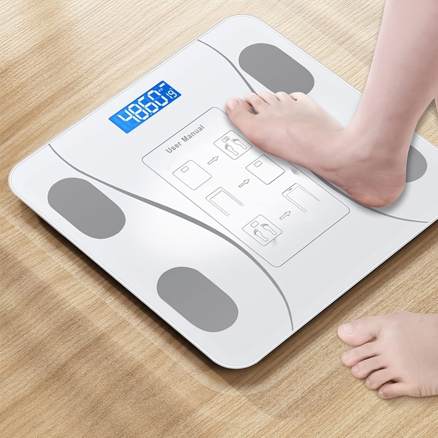 Daily Weight Tracking Smart Digital Bathroom Scale