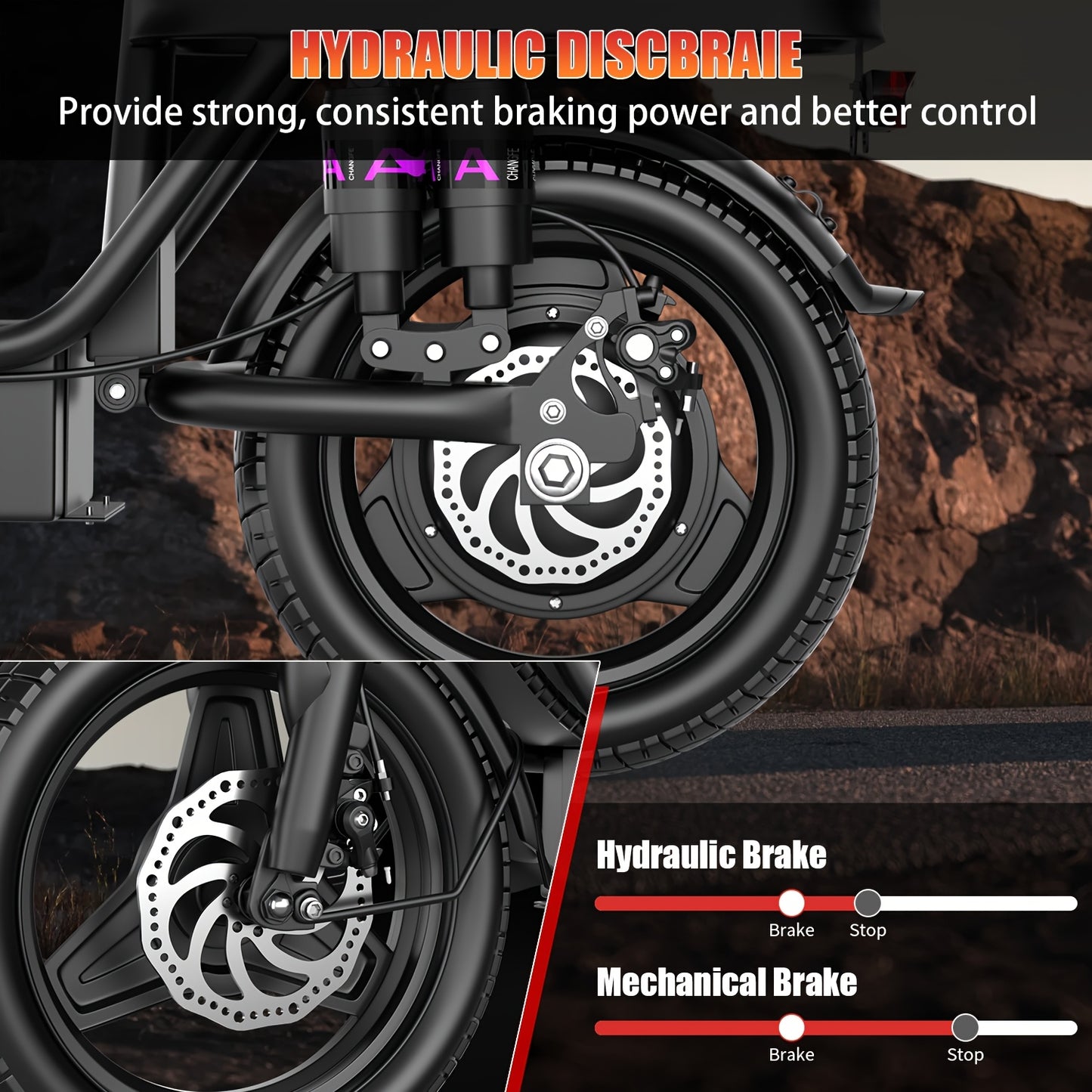 740W Adult Electric Scooter with Seat