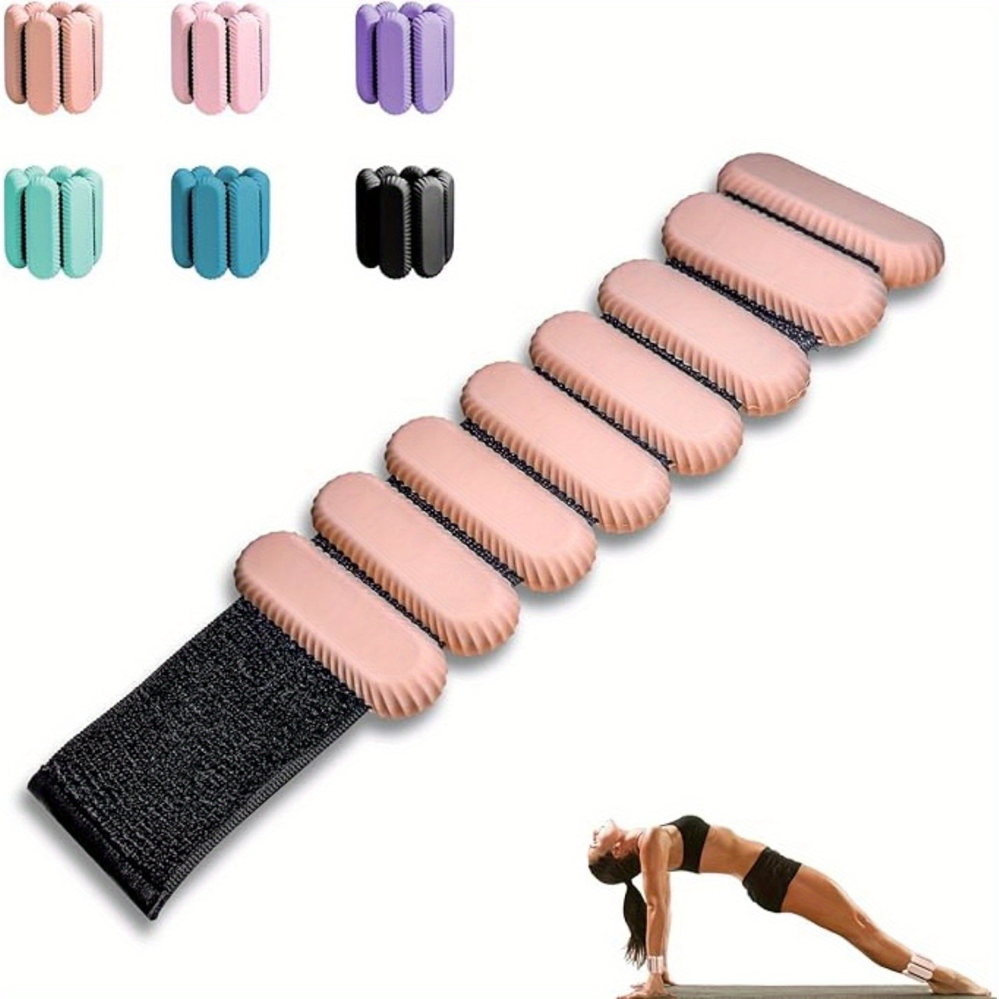 A Pair of (1 Lb Each) Weight Bearing Bracelets, Ankle Weights for Men and Women