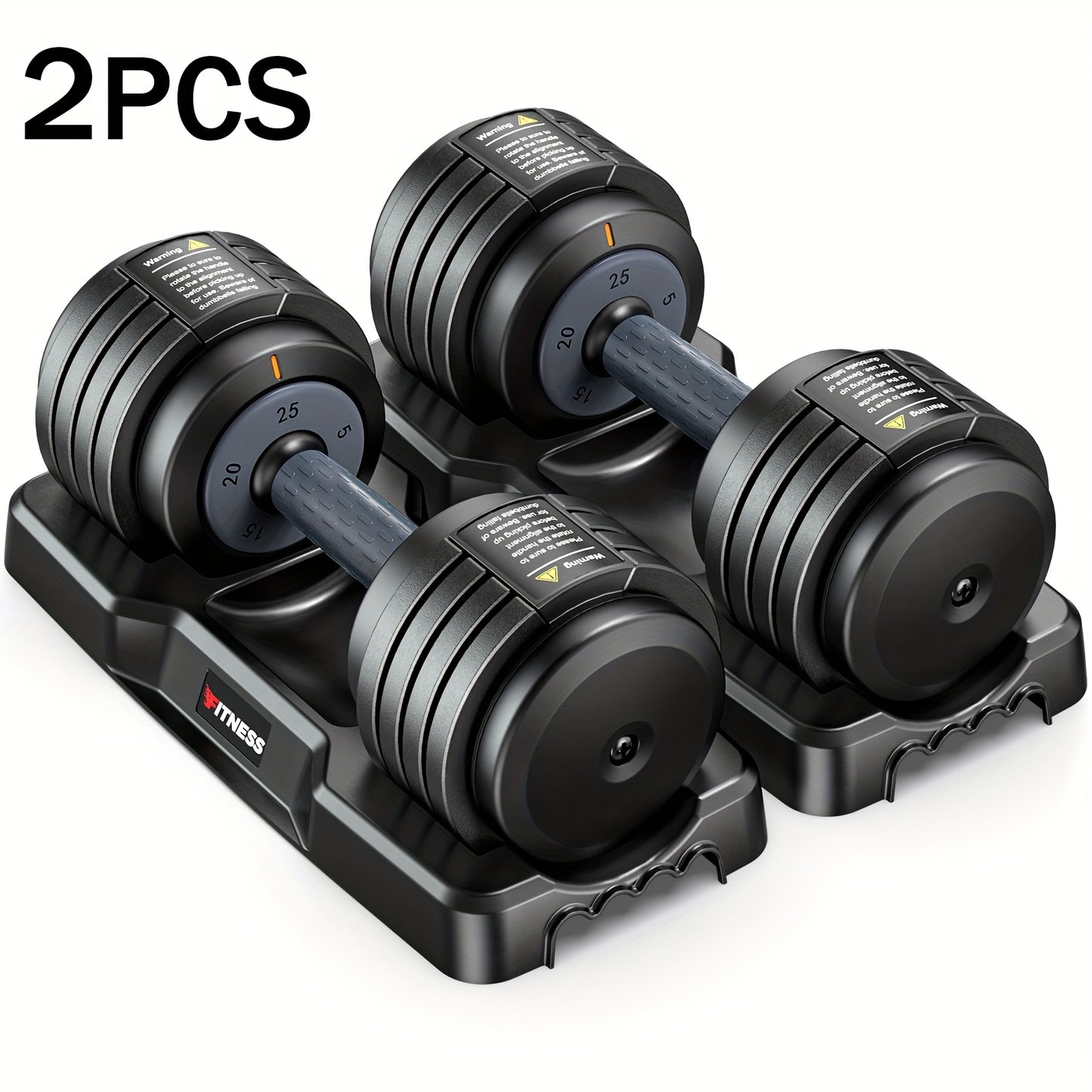 2pcs Adjustable Dumbbell Set