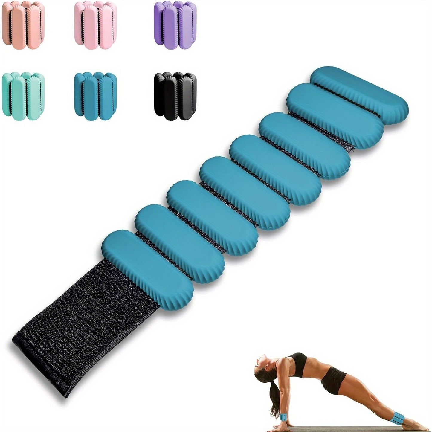 A Pair of (1 Lb Each) Weight Bearing Bracelets, Ankle Weights for Men and Women