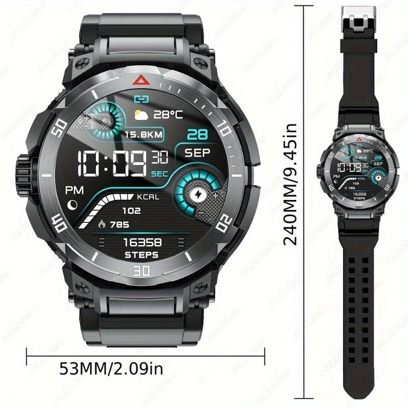 Smart Watch with Built-in Wireless Earphones