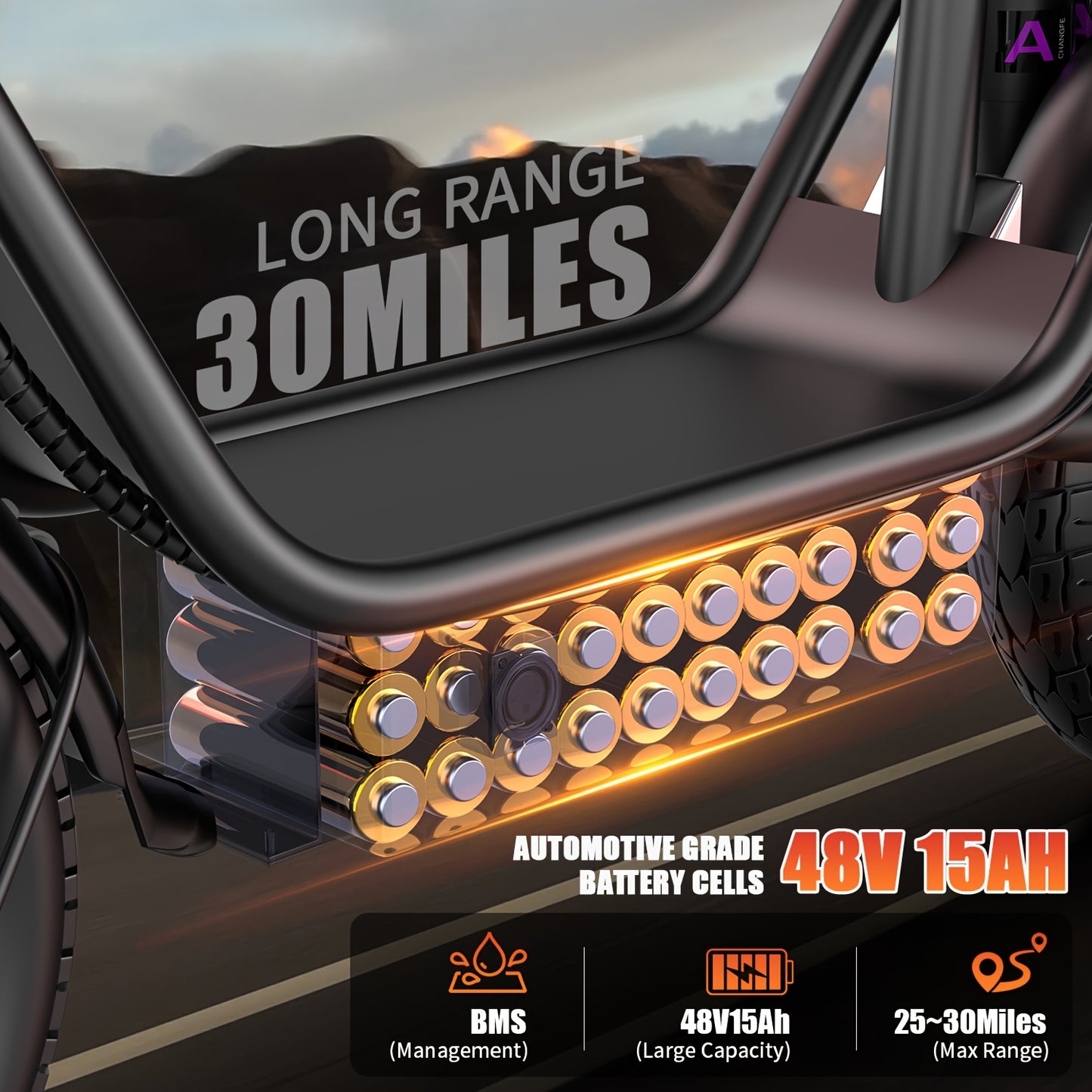 740W Adult Electric Scooter with Seat