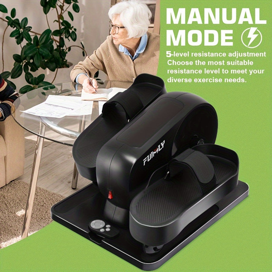 Under Desk Elliptical Machine, Ellipse Leg Exerciser for Seniors