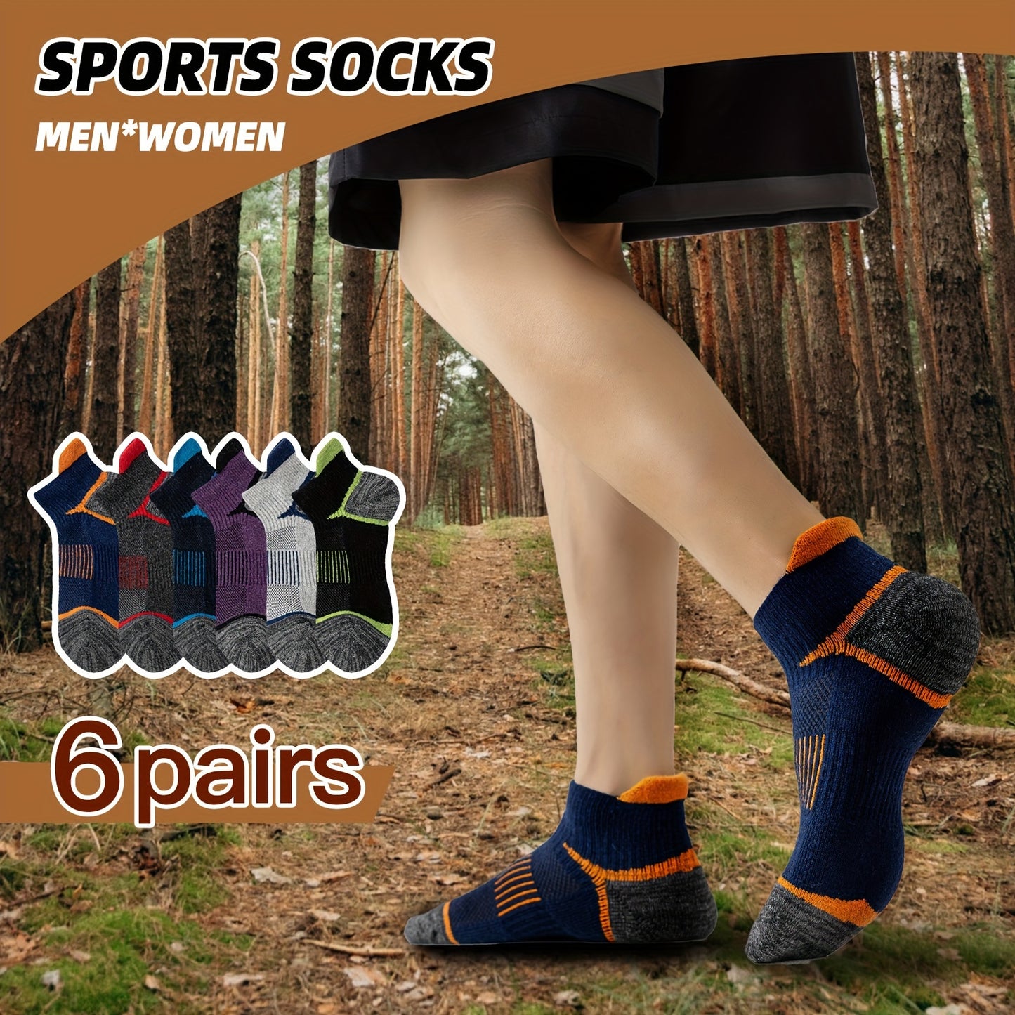 6 Pairs Merino Wool Compression Socks