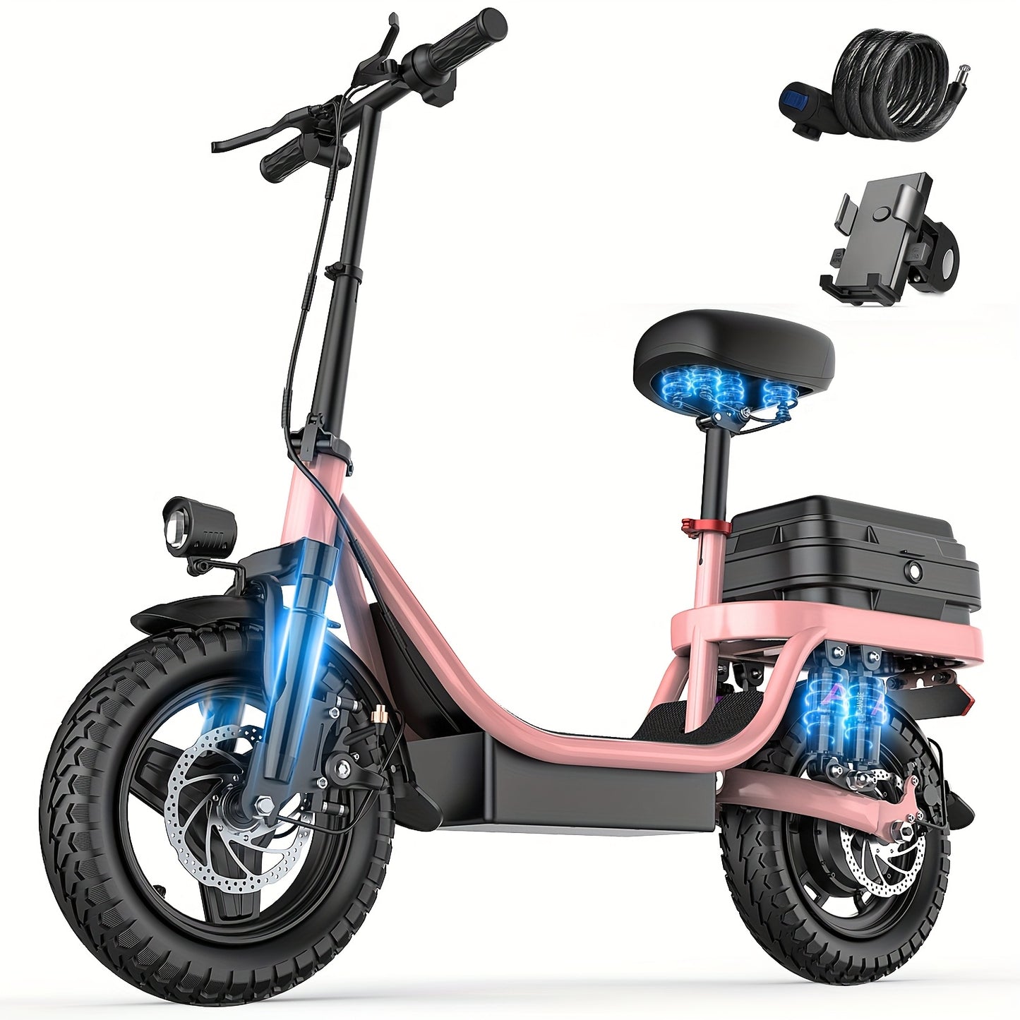 740W Adult Electric Scooter with Seat