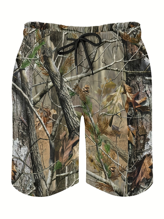 Quick Dry Camouflage Men's Swim Trunks