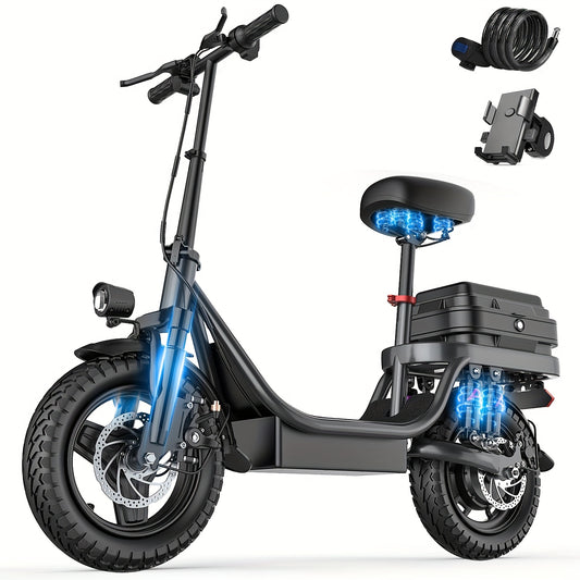 740W Adult Electric Scooter with Seat