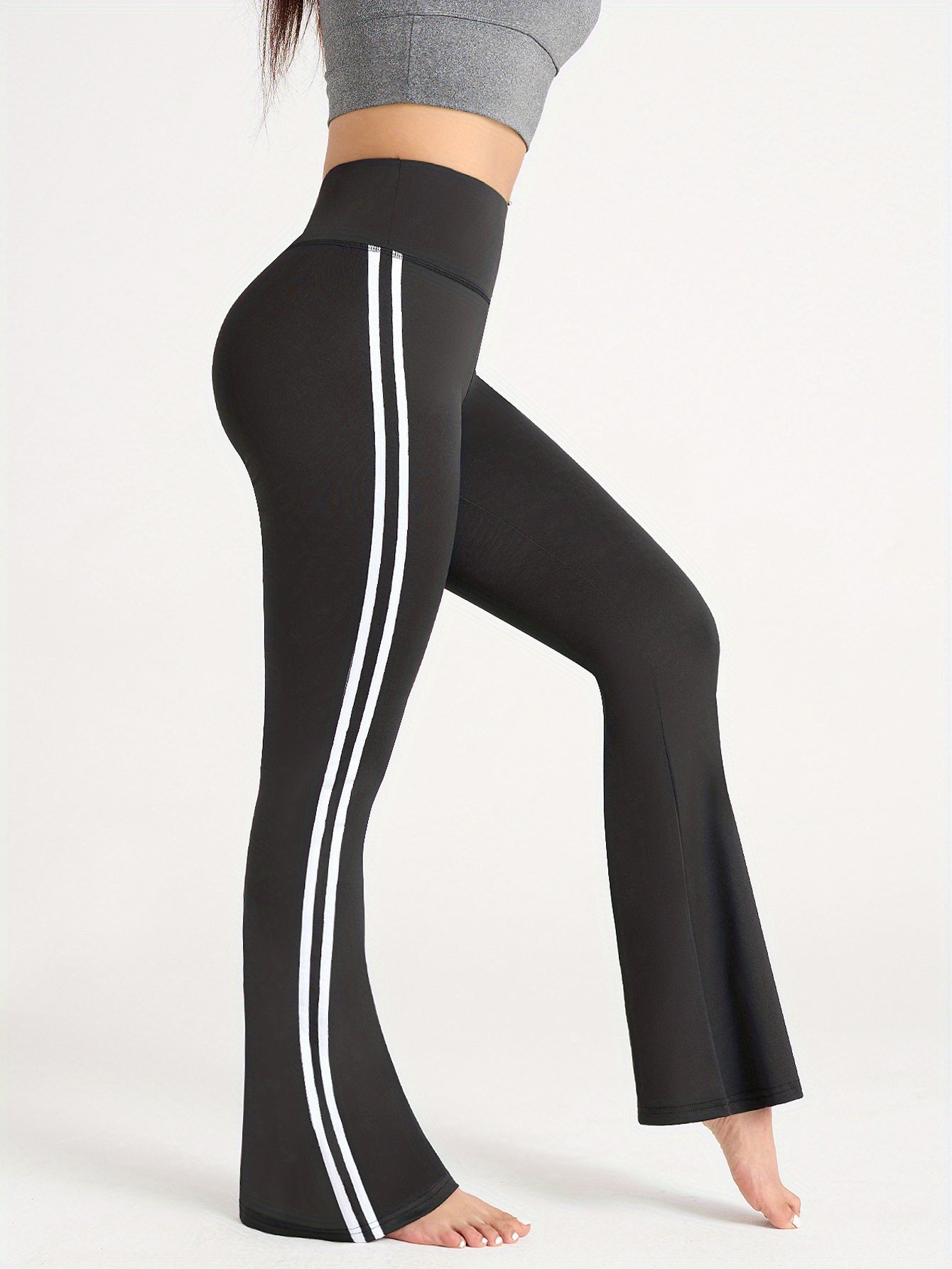 Women's High-Waisted Flared Yoga Pants