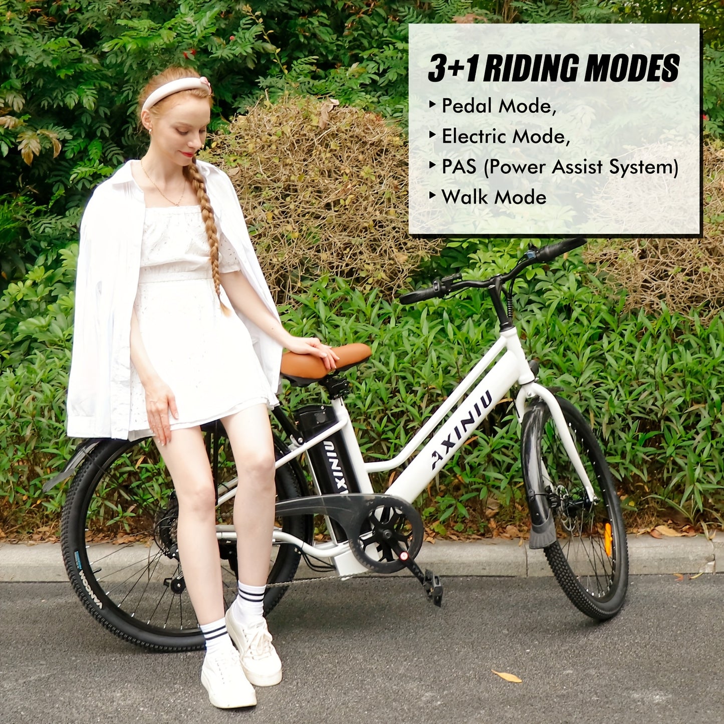 26" Electric Bike For Adults