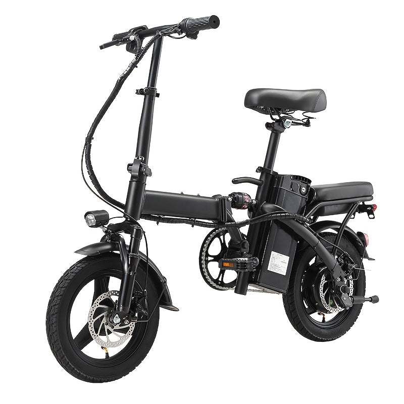 Green Folding Electric Bike