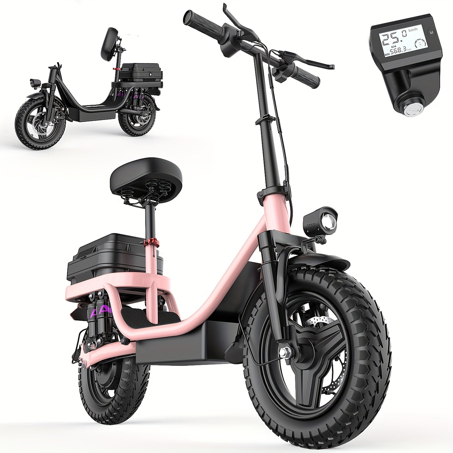 740W Adult Electric Scooter with Seat