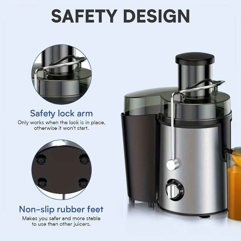 3-Speed Mode Centrifugal Juicer with Large Mouth