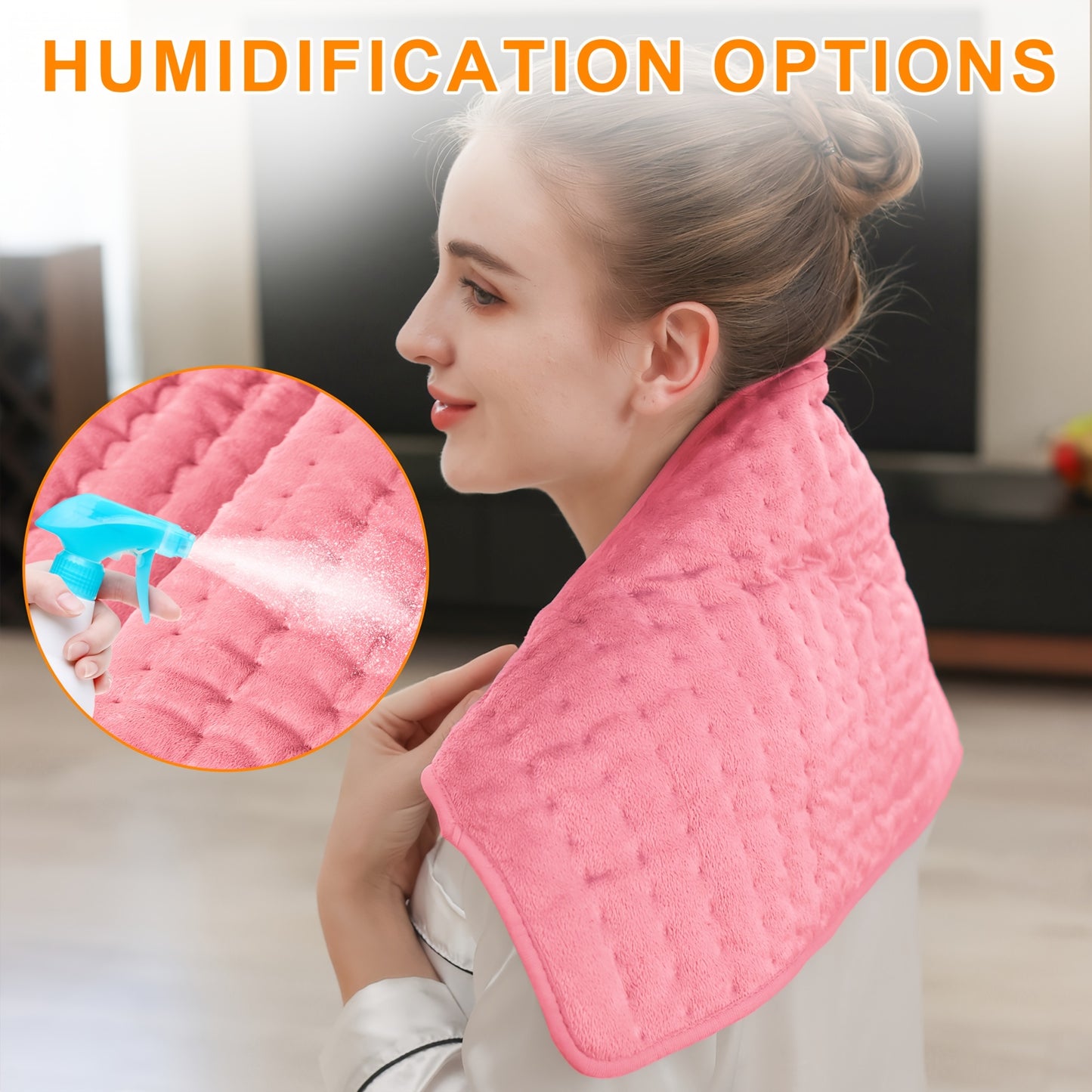 XXL Heating Pad with 6 Temperature Levels & 4 Timer Settings