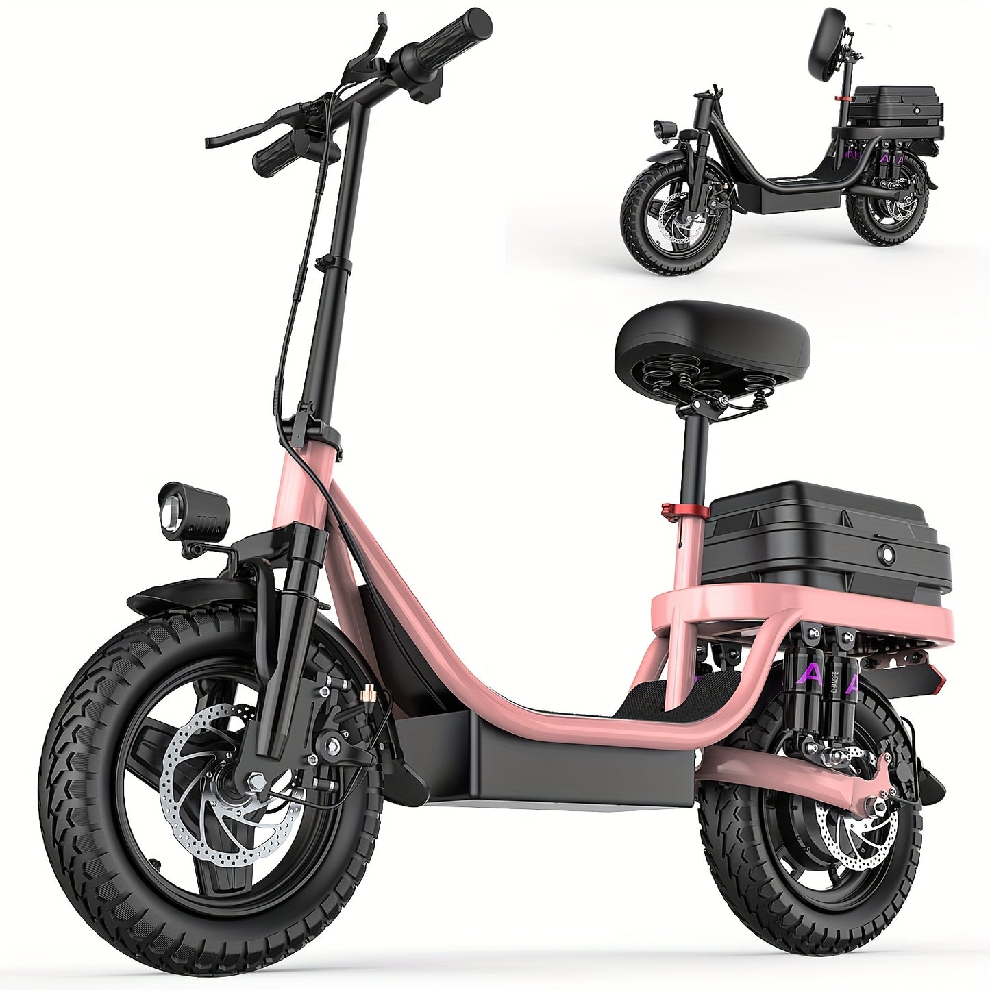 740W Adult Electric Scooter with Seat