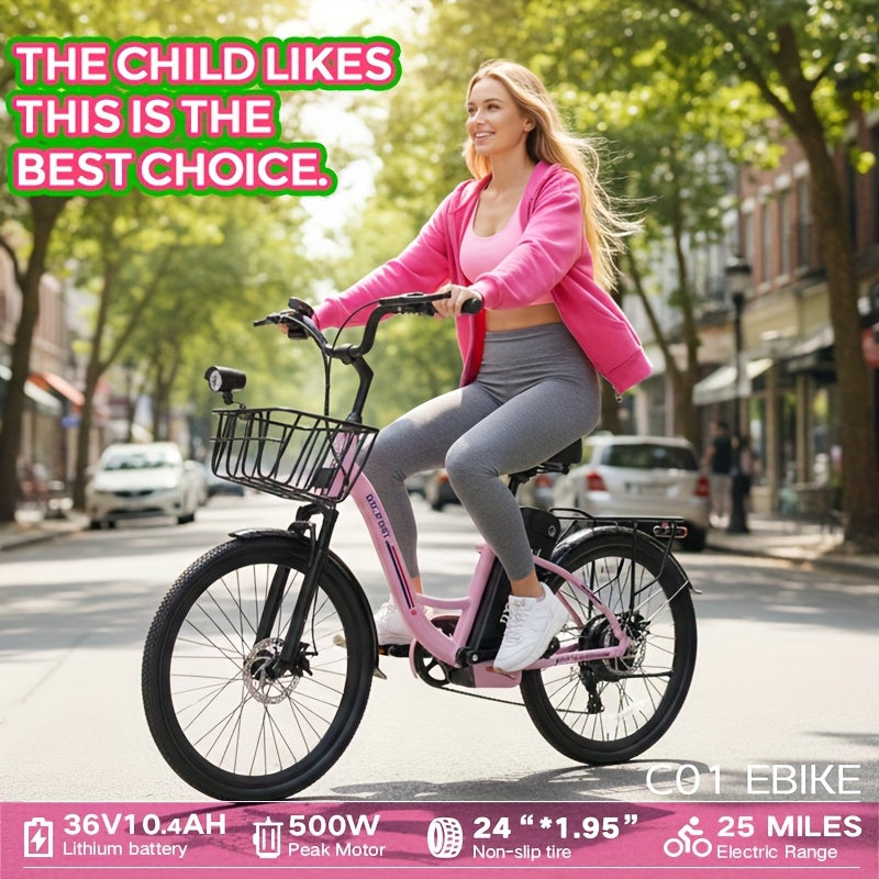Women's 500W High-Power Electric Bike